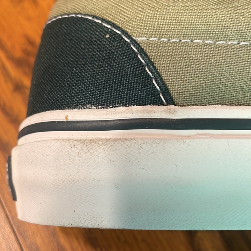 Vans Off-the-wall Era style sneaker, unisex, M5.5, W7. Darkest spruce/Moss Gray - Picture 14 of 15